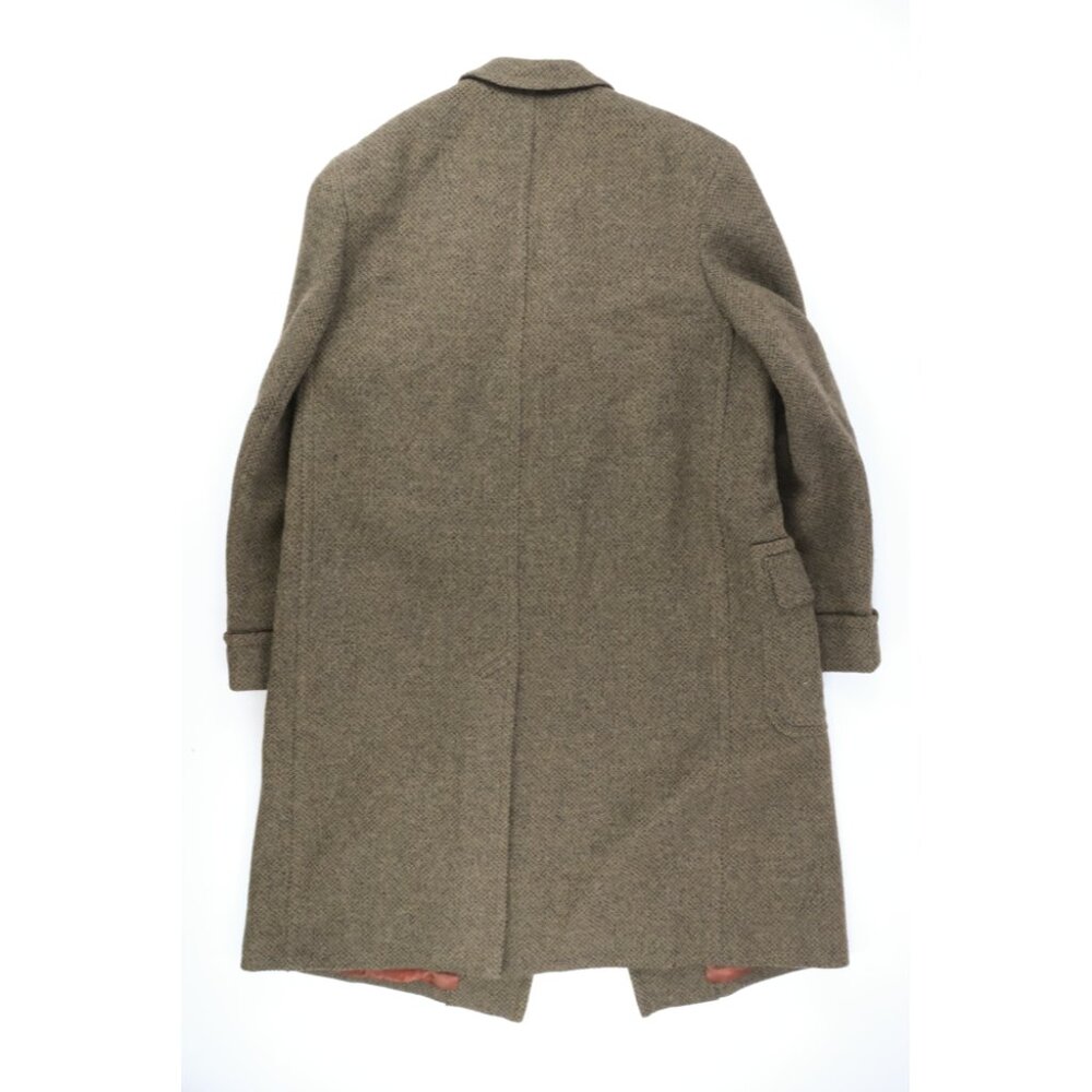 Vintage Rodex Of London Mens Size 42 Regular Tan Brown Wool Trench Coat Hidden - Picture 2 of 15
